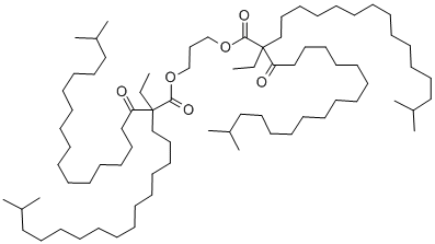 2-乙基-2-[[(异十八烷酰基)氧基]甲基]-1,3-丙二异十八烷酸酯, 68541-50-4, 结构式