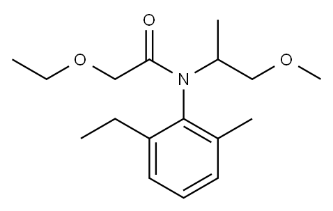 异丙甲草胺-2-乙氧基, 68544-97-8, 结构式
