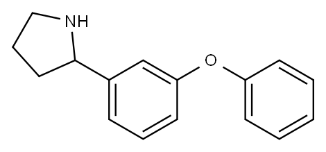 2-(3-PHENOXYPHENYL)-PYRROLIDINE Structure