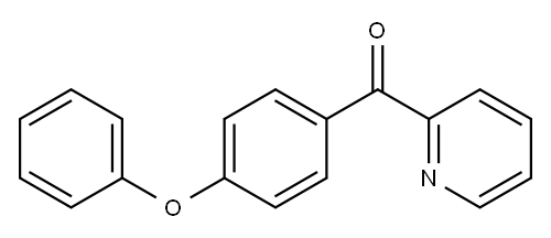 (4-苯氧基苯基)(吡啶-2-基)甲酮 结构式