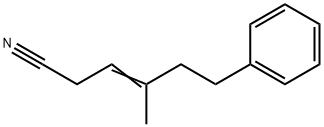 4-methyl-6-phenylhex-3-enenitrile Structure