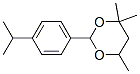 4,4,6-trimethyl-2-[4-(1-methylethyl)phenyl]-1,3-dioxane 结构式