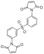 1,1'-(sulphonyldi-3,1-phenylene)bis-1H-pyrrole-2,5-dione Structure