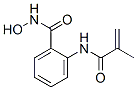 N-hydroxy-2-[(2-methyl-1-oxoallyl)amino]benzamide 结构式