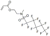 2-(methyl-(1,1,2,2,3,3,4,4,5,5,5-undecafluoropentylsulfonyl)amino)ethyl prop-2-enoate 结构式