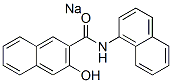 sodium 3-hydroxy-N-naphthylnaphthalene-2-carboxamidate 结构式