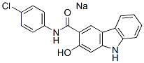 sodium N-(4-chlorophenyl)-2-hydroxy-9H-carbazole-3-carboxamidate 结构式