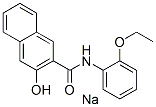 sodium N-(2-ethoxyphenyl)-3-hydroxynaphthalene-2-carboxamidate 结构式