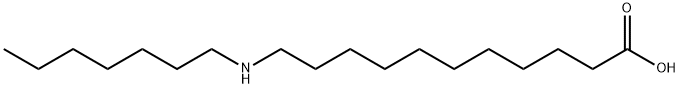 11-(heptylamino)undecanoic acid 结构式