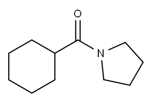 Methanone, cyclohexyl-1-pyrrolidinyl- Structure