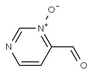 4-Pyrimidinecarboxaldehyde, 3-oxide (9CI) 结构式