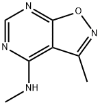 Isoxazolo[5,4-d]pyrimidin-4-amine, N,3-dimethyl- (9CI) 结构式