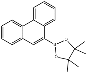 4,4,5,5-tetraMethyl-2-(phenanthren-9-yl)-1,3,2-dioxaborolane Structure