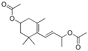 4-[3-(Acetyloxy)-1-butenyl]-3,5,5-trimethyl-3-cyclohexen-1-ol acetate Structure