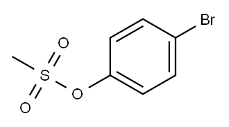 (O-METHANESULFONYL)-4-BROMOPHENOL, 68574-35-6, 结构式