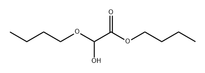 butyl butoxyhydroxyacetate 结构式
