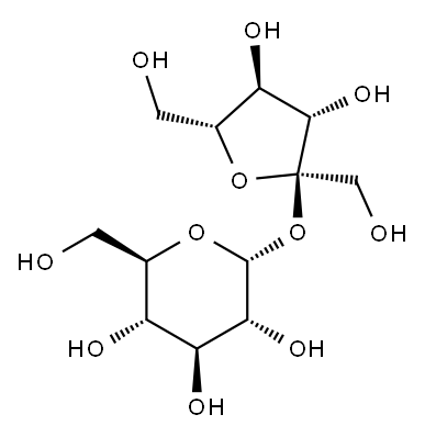 alpha-d-Glucopyranoside, beta-d-fructofuranosyl, oxidized 结构式