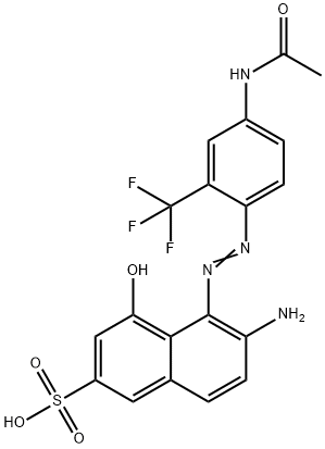 5-[[4-acetamido-2-(trifluoromethyl)phenyl]azo]-6-amino-4-hydroxynaphthalene-2-sulphonic acid|