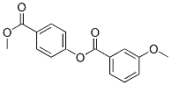 3-Methoxybenzoic acid 4-(methoxycarbonyl)phenyl ester Structure