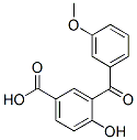 4-Hydroxy-3-(3-methoxybenzoyl)benzoic acid 结构式