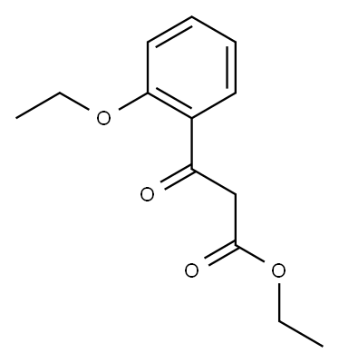 ethyl 3-(2-ethoxyphenyl)-3-oxopropanoate, 68599-64-4, 结构式