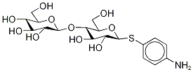 4-AMINOPHENYL 1-THIO-§-D-CELLOBIOSIDE Structure