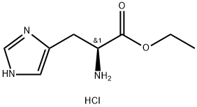 L-组氨酸乙酯盐酸盐 结构式