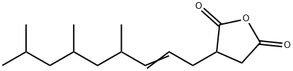 dihydro-3-(4,6,8-trimethyl-2-nonenyl)furan-2,5-dione Structure