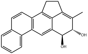trans-3-Methyl-4,5-dihydrocholanthrene-4,5-diol 结构式