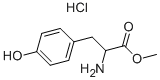 DL-酪氨酸甲酯盐酸盐, 68697-61-0, 结构式