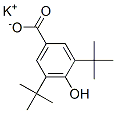 potassium 3,5-bis(tert-butyl)-4-hydroxybenzoate 结构式