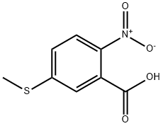 5-(甲基硫基)-2-硝基苯甲酸 结构式