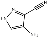 1H-PYRAZOLE-3-CARBONITRILE, 4-AMINO- Structure