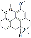 (6aS)-5,6,6a,7-Tetrahydro-1,2,11-trimethoxy-6,6-dimethyl-4H-dibenzo[de,g]quinolinium Structure