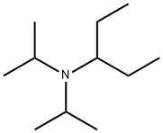 N,N-二异丙基-3-戊胺, 68714-10-3, 结构式