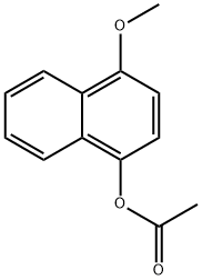 1-甲氧基萘-4-乙酸酯 结构式