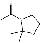 Thiazolidine, 3-acetyl-2,2-dimethyl- (9CI) Structure