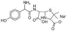 Amoxicillin Related Compound D (50 mg) ((4S)-2-{[(R)-2-amino-2-(4-hydroxyphenyl)acetamido](carboxy)methyl}-5,5-dimethylthiazolidine-4-carboxylic acid, monosodium salt)|阿莫西林相关物质D