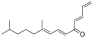9,13-dimethyltetradecatetraen-5-one Structure