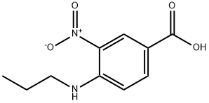 3-NITRO-4-PROPYLAMINO-BENZOIC ACID 结构式
