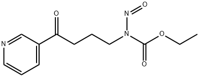 4-(carbethoxynitrosamino)-1-(3-pyridyl)-1-butanone 结构式