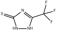 5- (三氟甲基)-4H-1,2,4-三唑-3(2H)-硫酮的水合物 结构式
