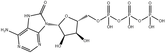 8-hydroxyadenosine 5'-triphosphate 结构式