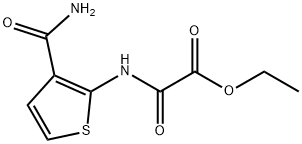 Ethyl[(3-carbamoylthiophen-2-yl)carbamoyl]formate 结构式