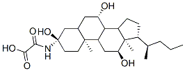 2-oxo-2-[[(3R,7S,10S,12S,13R,17R)-3,7,12-trihydroxy-10,13-dimethyl-17-[(2R)-pentan-2-yl]-1,2,4,5,6,7,8,9,11,12,14,15,16,17-tetradecahydrocyclopenta[a]phenanthren-3-yl]amino]acetic acid 结构式