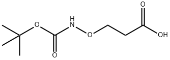 Propanoic acid, 3-[[[(1,1-dimethylethoxy)carbonyl]amino]oxy]- (9CI) 结构式