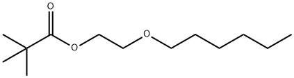 2-(hexyloxy)ethyl pivalate 结构式