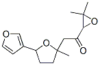5-(3-Furyl)-2-methyl-2-[2-(3,3-dimethyloxiran-2-yl)-2-oxoethyl]tetrahydrofuran Structure