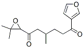 1-(3,3-Dimethyloxiran-2-yl)-6-(3-furyl)-3-methyl-1,6-hexanedione 结构式