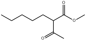 2-戊基乙酰乙酸甲酯, 68776-86-3, 结构式